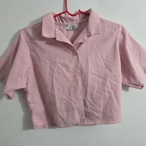 Short Crop Vintage Blouse.